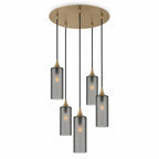 513 5 Pendant Cascade Chandelier
