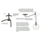 Swag Hanging Hardware Kit-Hardware-Bicycle Glass Co-Black Swag Kit-Bicycle Glass Co