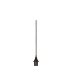 Single Pendant Hardware-Hardware-Bicycle Glass Co-Antique Bronze-Standard - No Customization-Standard 5ft-Bicycle Glass Co