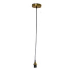 Single Pendant Hardware-Hardware-Bicycle Glass Co-Brass-Standard - No Customization-Standard 5ft-Bicycle Glass Co