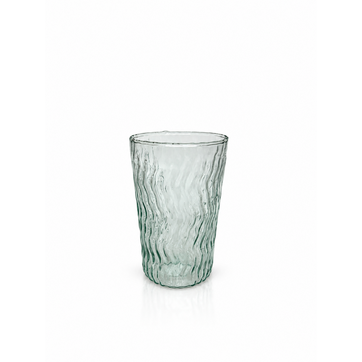 Wave Tumblers-Glass-Bicycle Glass Co-Eco Clear-Bicycle Glass Co
