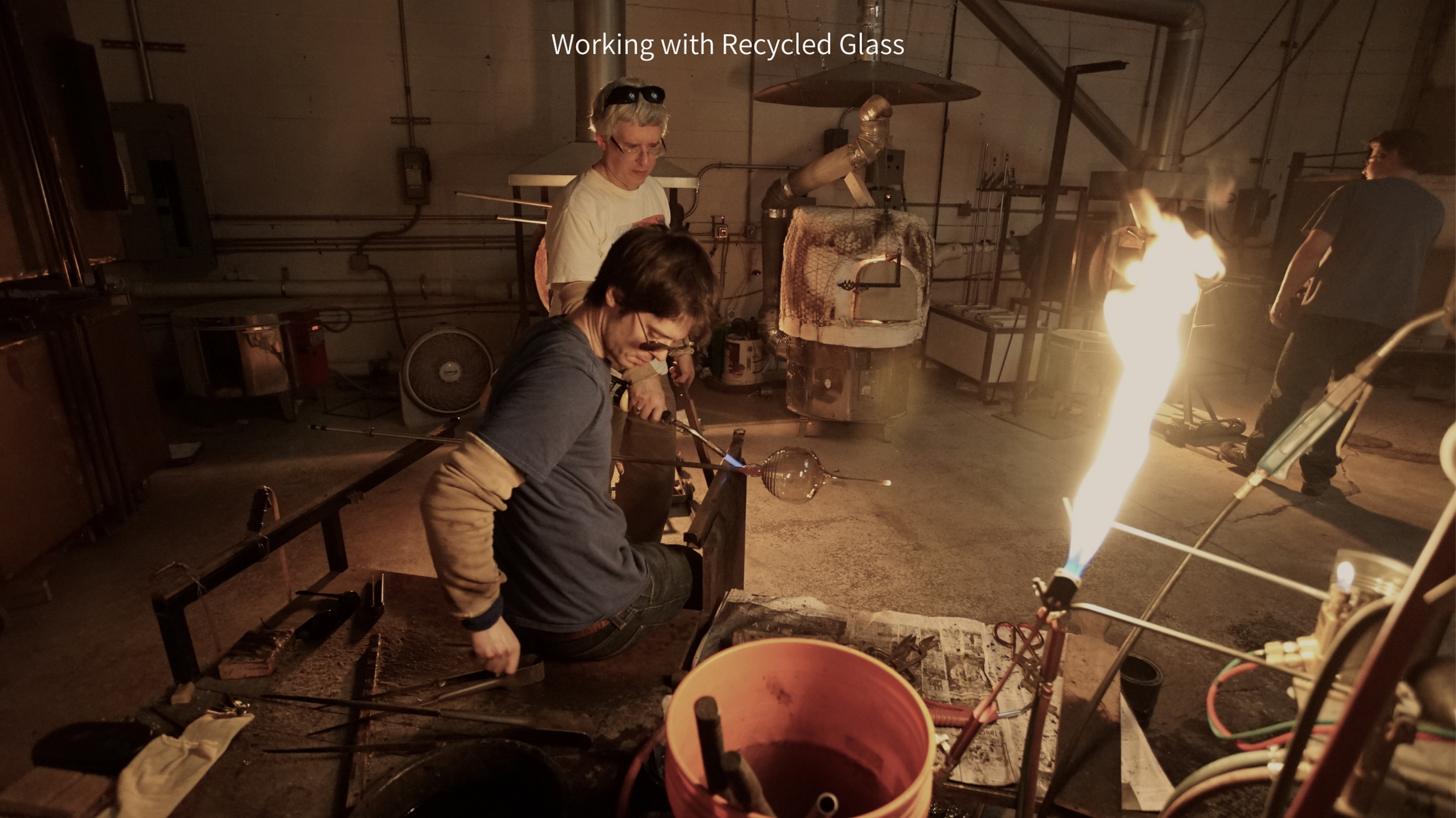 Load video: Michael and David talk about the challenges and rewards of working with sustainably sourced glass.