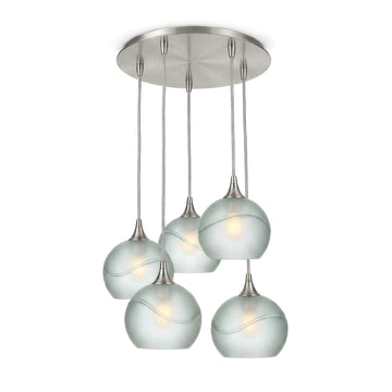 Glacial / Eco Clear / Brushed Nickel - 4ft Cord