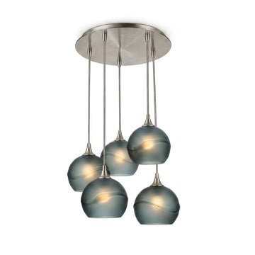 Glacial / Slate Gray / Brushed Nickel - 4ft Cord