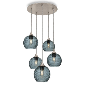 Spun / Slate Gray / Brushed Nickel - 4ft Cord