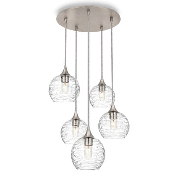 Spun / Eco Clear / Brushed Nickel - 4ft Cord
